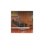 Executive Office Chair Adjustable Leather Chair High Back Swivel Office Desk Chair with Padded Armrest Computer Desk Chair for Home Office 350lbs Load-Bearing